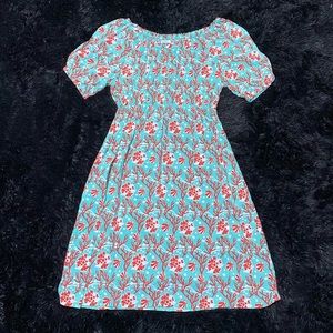 Super cute beach dress with coral cardigan